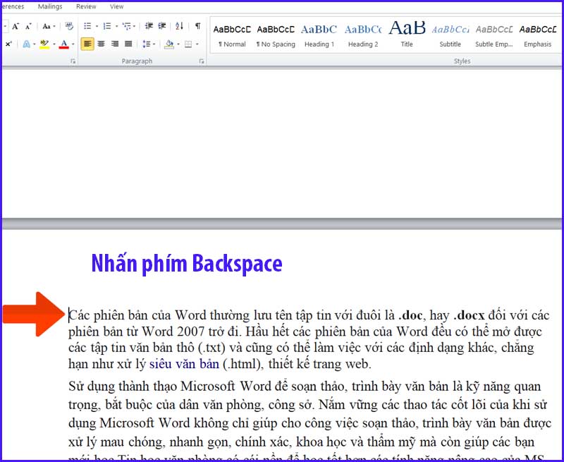 2 Cách Xóa Trang Trắng Trong Word 2016, 2010, 2007, 2003 -  Suamaytinhpci.Com - Sửa Máy Tính - Máy In Pci