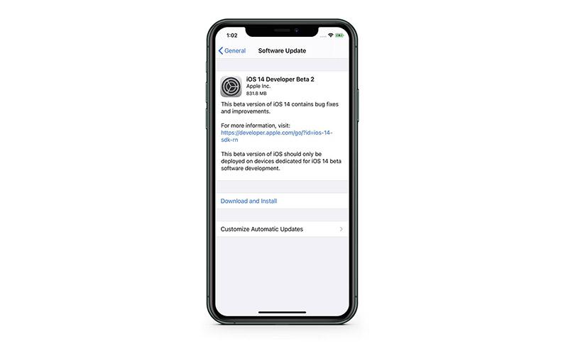 Apple chính thức phát hành iOS 14 Beta 2 phiên bản Public
