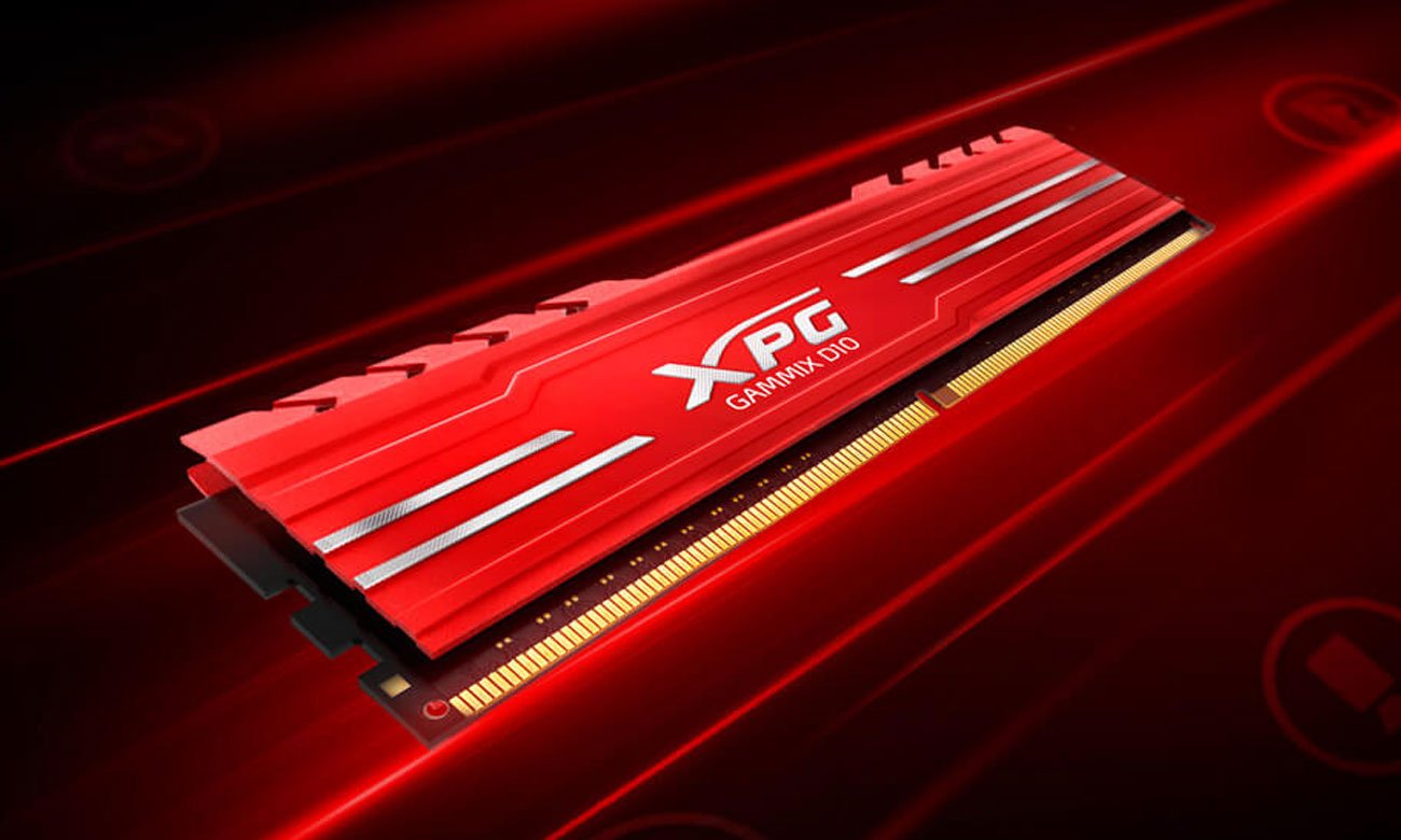 RAM Adata Gammix D10 8GB (2666) AX4U266638G16-SRG (Đỏ)
