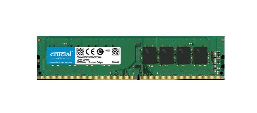 Bộ nhớ/ Ram Crucial 4GB DDR4 2400 (CT4G4DFS824A) giúp tăng tốc hệ thống của bạn