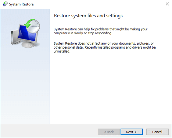 Sao lưu và phục hồi Registry trên Windows 11 Khôi phục Registry bằng Restore Point