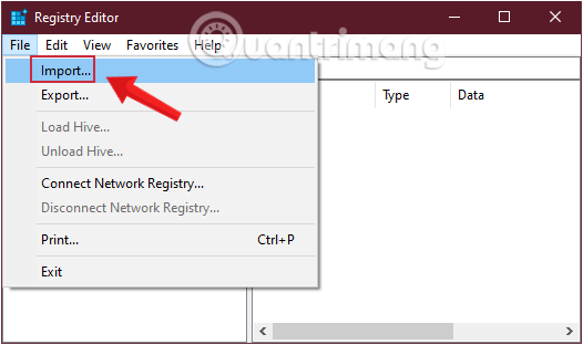 Sao lưu và phục hồi Registry trên Windows 5 Khôi phục Registry nếu có sự cố