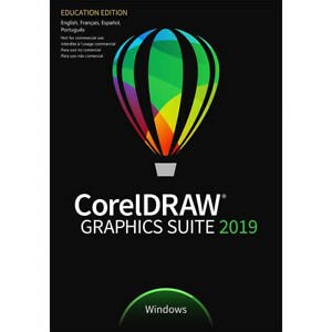 Corel Draw Graphics Suite 2019 for Windows **NEW** Academic DVD ...