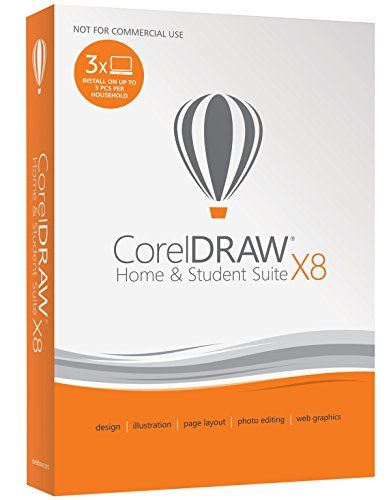 CorelDRAW Home & Student Suite X8 for PC (Old Version) | Coreldraw ...