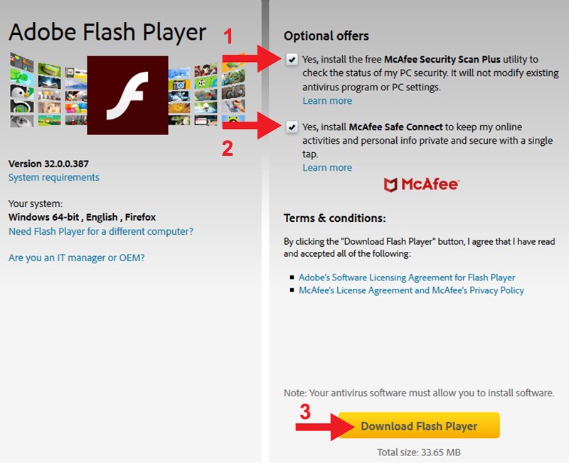 check update adobe flash player on chrome
