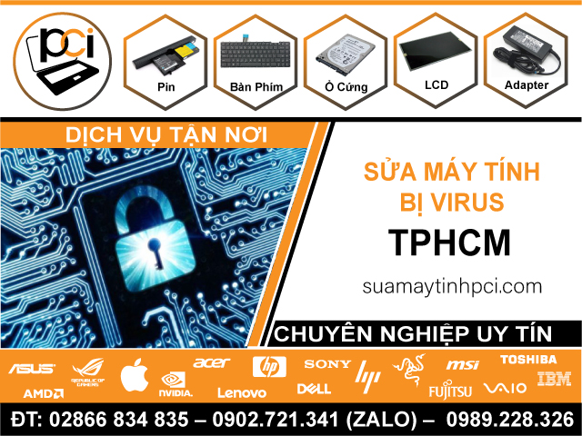 Địa Chỉ Sửa Máy Tính Bị Virus Giá Rẻ Tại TPHCM