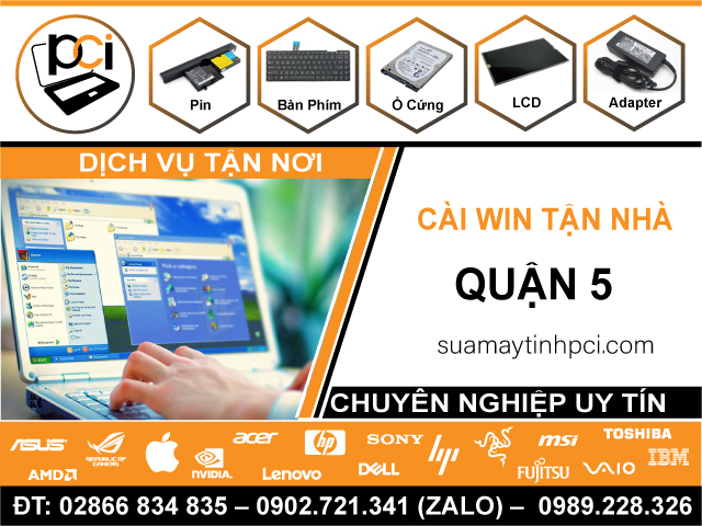 Địa Chỉ Cài Win Quận 5 – Dịch Vụ Uy Tín, Tận Nơi Ở Q5