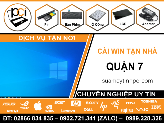 Địa Chỉ Cài Win Quận 7 – Dịch Vụ Tại Nhà, Uy Tín Ở Q7