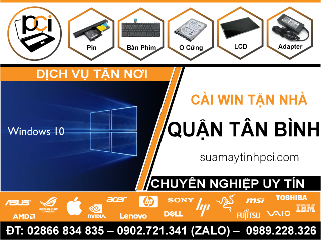 Địa Chỉ Cài Win Quận Tân Bình – Tận Nhà, Uy Tín