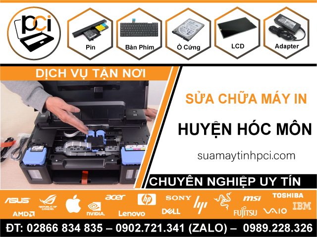 Địa Chỉ Sửa Máy In Huyện Hóc Môn – Dịch Vụ Tận Nhà