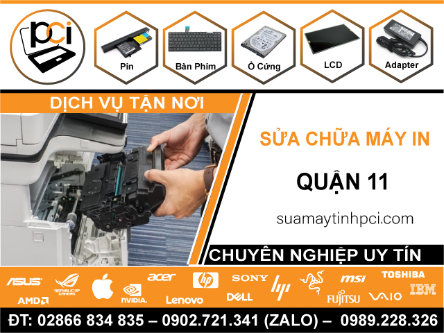 Địa Chỉ Sửa Chữa Máy In Quận 11 – Hỗ Trợ Nhanh Chóng