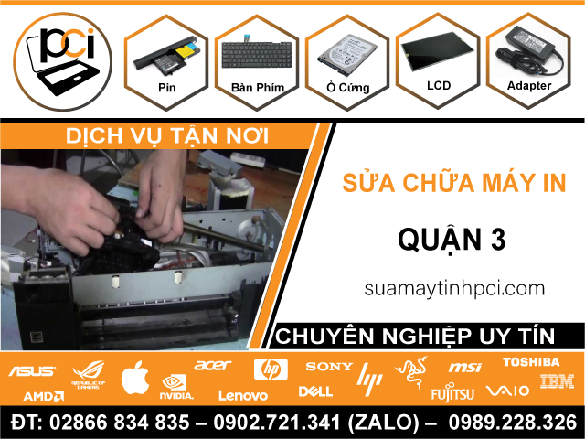 Địa Chỉ Sửa Chữa Máy In Quận 3 – Dịch Vụ Lấy Ngay