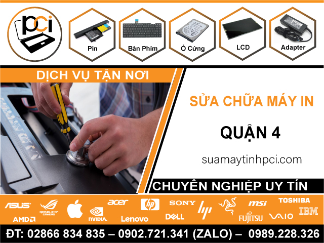Địa Chỉ Sửa Chữa Máy In Quận 4 – Dịch Vụ Giá Rẻ