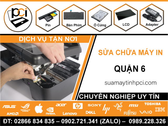 Địa Chỉ Sửa Chữa Máy In Quận 6 – Uy Tín Tại Q6
