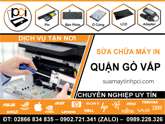 Địa Chỉ Sửa Máy In Quận Gò Vấp – Dịch Vụ Tận Nơi