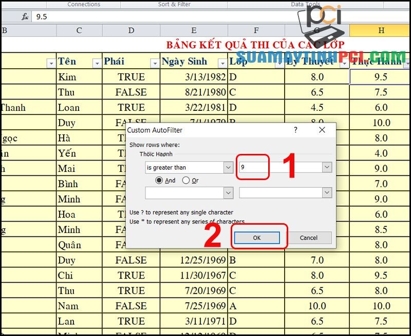 Hướng dẫn cách sắp xếp và lọc dữ liệu trong Excel cực đơn giản - Thủ thuật máy tính