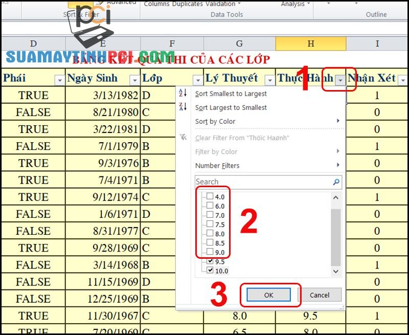 Hướng dẫn cách sắp xếp và lọc dữ liệu trong Excel cực đơn giản - Thủ thuật máy tính