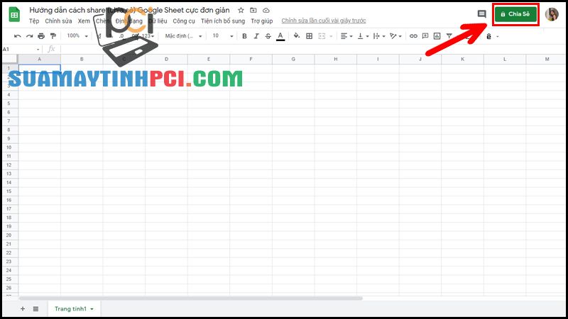 Hướng dẫn cách share (chia sẻ) Google Sheet cực đơn giản - Thủ thuật máy tính