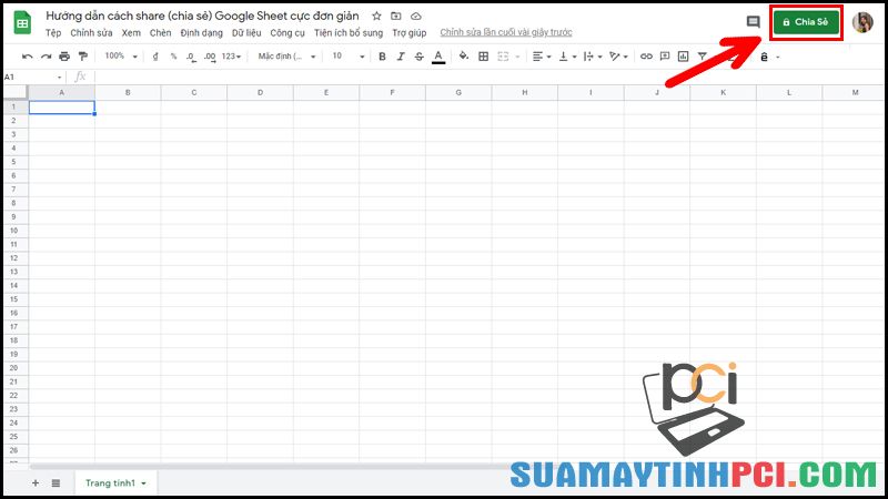 Hướng dẫn cách share (chia sẻ) Google Sheet cực đơn giản - Thủ thuật máy tính