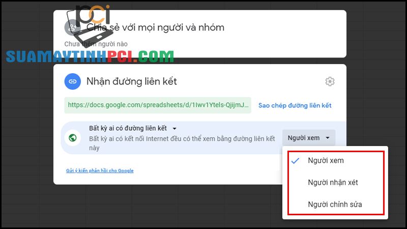 Hướng dẫn cách share (chia sẻ) Google Sheet cực đơn giản - Thủ thuật máy tính