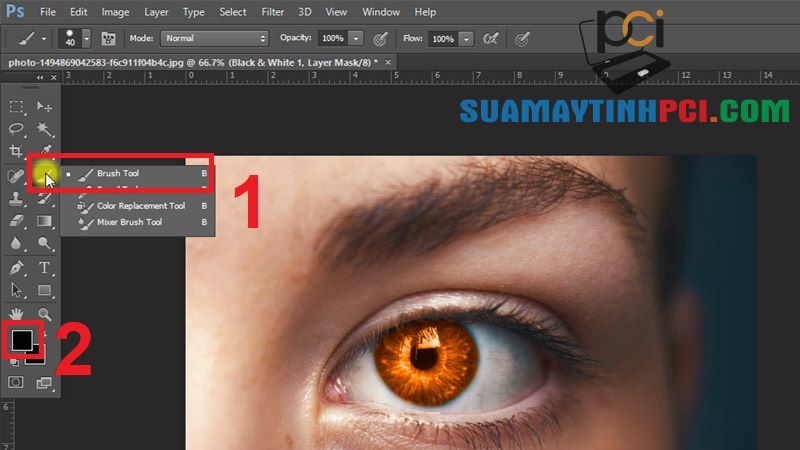 Cách thay đổi màu mắt trong Adobe Photoshop có video cực đơn giản - Thủ thuật máy tính