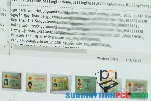 Hacker xóa dấu vết, gỡ dữ liệu căn cước công dân người Việt Nam 
