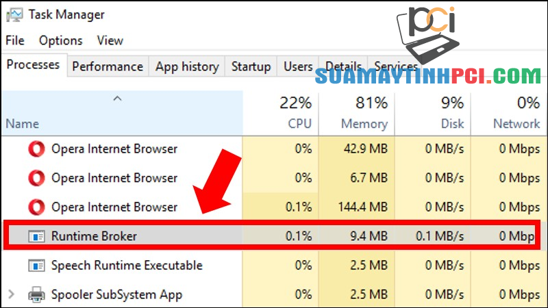 Runtime Broker trên Windows 10 là gì? Tại sao lại chiếm nhiều bộ nhớ? - Thủ thuật máy tính
