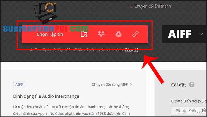 File AIFF, AIF là gì? Cách mở và chuyển đổi file AIFF, AIF sang MP3 - Thủ thuật máy tính