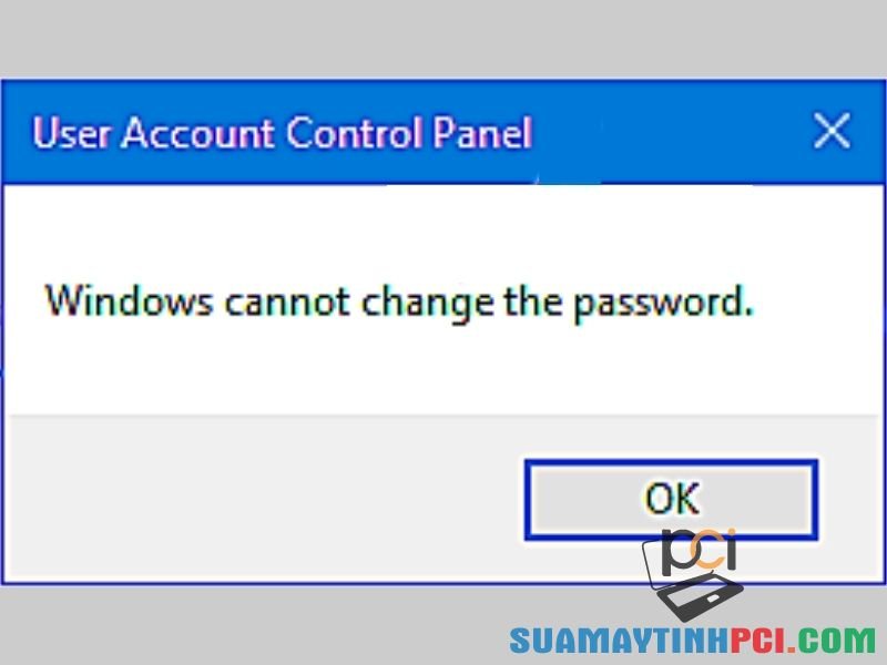 Không đặt được Password cho máy tính - Nguyên nhân và cách khắc phục - Thủ thuật máy tính