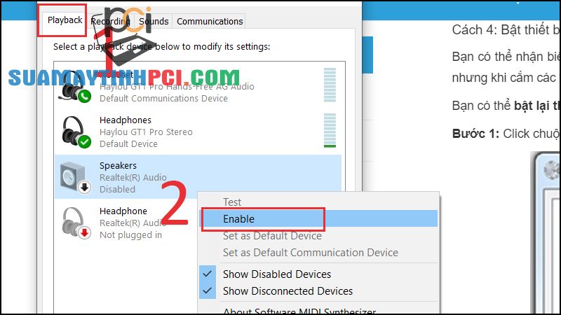 Loa laptop lúc nghe được lúc không - Nguyên nhân và cách khắc phục - Thủ thuật máy tính