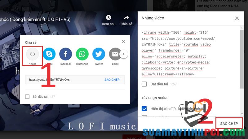 Cách lấy mã nhúng video YouTube vào Website đơn giản, nhanh chóng - Thủ thuật máy tính