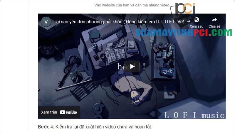 Cách lấy mã nhúng video YouTube vào Website đơn giản, nhanh chóng - Thủ thuật máy tính