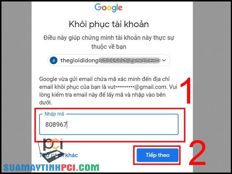 Cách khôi phục, lấy lại tài khoản Google khi quên mật khẩu đơn giản - Tin Công Nghệ