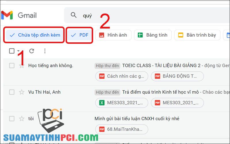 Cách Tìm Kiếm Email Trong Gmail Trên Máy Tính Nhanh Chóng, Dễ Dàng - Tin  Công Nghệ - Sửa Máy Tính - Máy In Pci