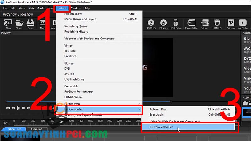 Cách xuất video chất lượng cao bằng Proshow Producer trên máy tính - Tin Công Nghệ