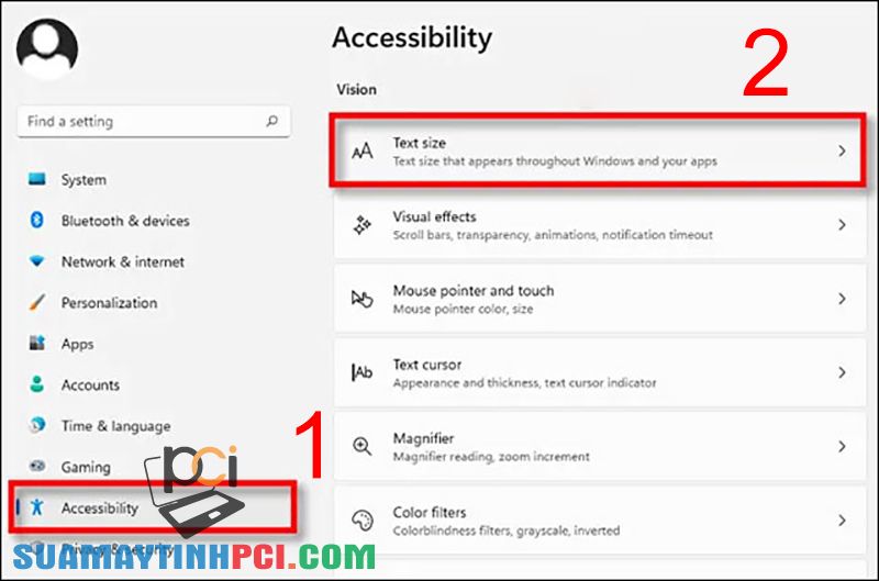Hướng dẫn thay đổi kích thước phông chữ trên Windows 11 đơn giản - Tin Công Nghệ