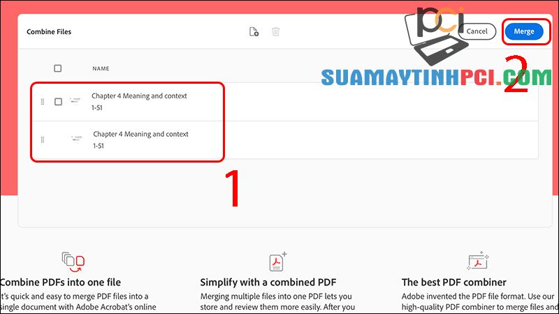 Cách ghép file PDF, nối 2 hoặc nhiều file PDF thành một trên máy tính - Tin Công Nghệ
