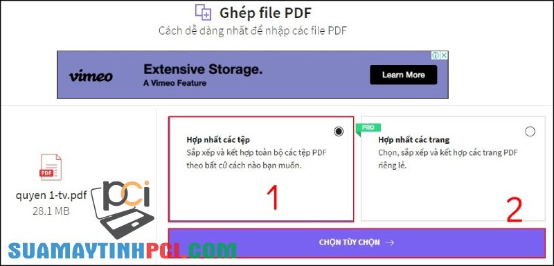 Cách ghép file PDF, nối 2 hoặc nhiều file PDF thành một trên máy tính - Tin Công Nghệ