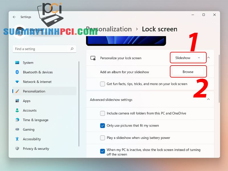 Cách đổi ảnh nền, tùy chỉnh màn hình khóa máy tính Windows 11 chi tiết - Tin Công Nghệ
