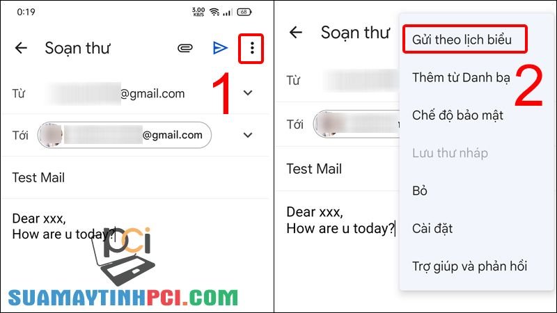 Cách lên lịch, hủy lịch gửi email trên Gmail bằng điện thoại, máy tính - Tin Công Nghệ