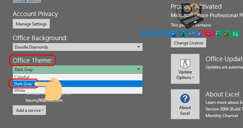 Cách thay đổi giao diện Microsoft Office đơn giản trên máy tính - Tin Công Nghệ