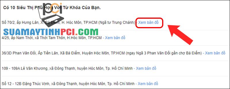 Tìm siêu thị Chúng tôi, Chúng Tôi trên điện thoại, máy tính - Tin Công Nghệ