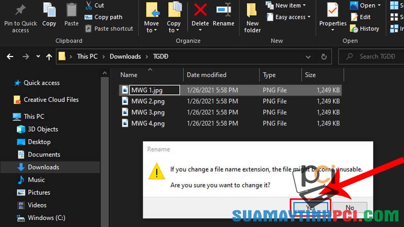 Cách đổi đuôi file Windows 10 không cần phần mềm đơn giản - Tin Công Nghệ