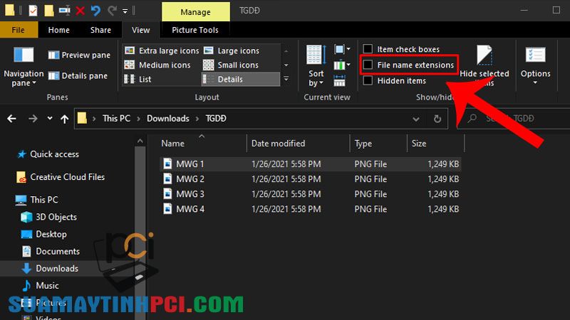 Cách đổi đuôi file Windows 10 không cần phần mềm đơn giản - Tin Công Nghệ