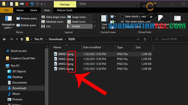 Cách đổi đuôi file Windows 10 không cần phần mềm đơn giản - Tin Công Nghệ