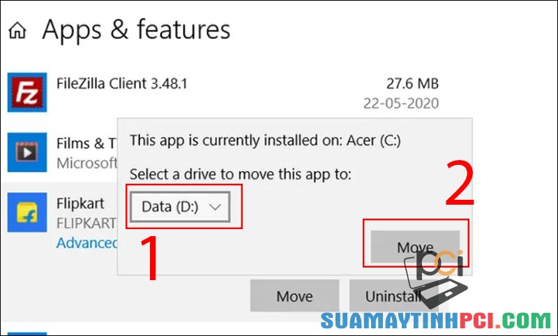 Cách chuyển ứng dụng đã cài sang thư mục khác trên Windows 10 dễ dàng - Tin Công Nghệ