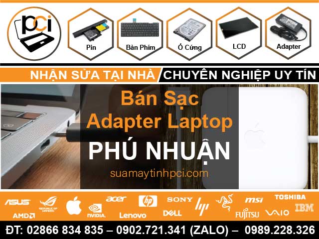 Bán Sạc Laptop Quận Phú Nhuận