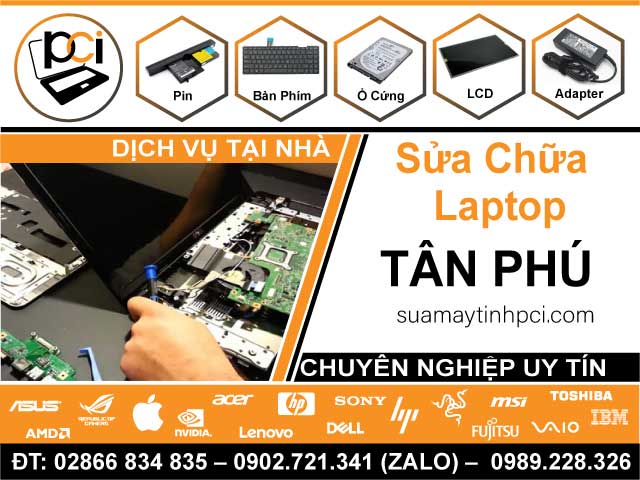 Sửa Laptop Quận Tân Phú
