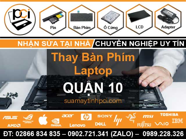 Thay Bàn Phím Laptop Quận 10