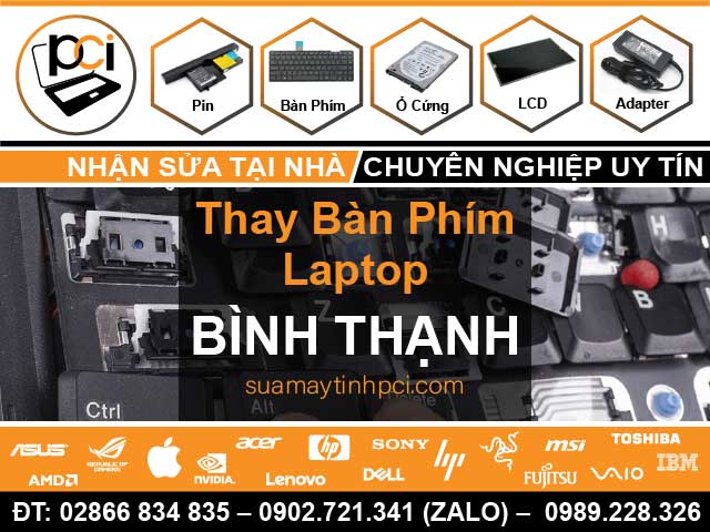 Thay Bàn Phím Laptop Quận Bình Thạnh